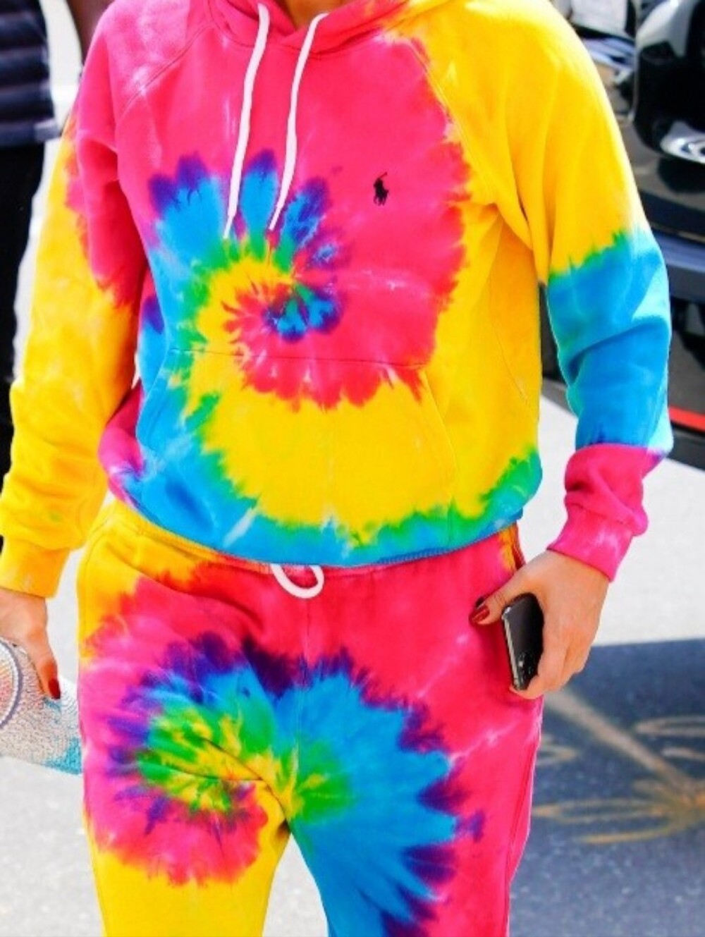 Polo by Ralph Lauren Bright Tie-Dye Sweatshirt & Joggers - Multicolor